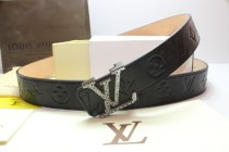 Super Perfect Quality LV Belts(100% Genuine Leather,Steel Buckle)-222
