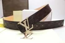 Super Perfect Quality LV Belts(100% Genuine Leather,Steel Buckle)-268