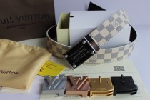Super Perfect Quality LV Belts(100% Genuine Leather,Steel Buckle)-033