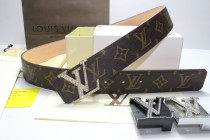 Super Perfect Quality LV Belts(100% Genuine Leather,Steel Buckle)-059