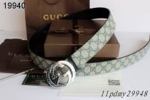 Super Perfect Quality Gucci Belts(100% Genuine Leather,Steel Buckle)-002