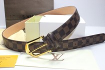 Super Perfect Quality LV Belts(100% Genuine Leather,Steel Buckle)-279