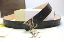 Super Perfect Quality LV Belts(100% Genuine Leather,Steel Buckle)-233