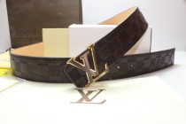 Super Perfect Quality LV Belts(100% Genuine Leather,Steel Buckle)-273