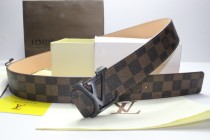 Super Perfect Quality LV Belts(100% Genuine Leather,Steel Buckle)-077