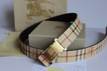 Super Perfect Quality Burberry Belts(100% Genuine Leather,steel buckle)-006