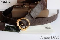 Super Perfect Quality Gucci Belts(100% Genuine Leather,Steel Buckle)-014