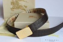 Super Perfect Quality Burberry Belts(100% Genuine Leather,steel buckle)-012