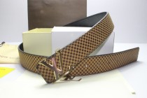 Super Perfect Quality LV Belts(100% Genuine Leather,Steel Buckle)-168