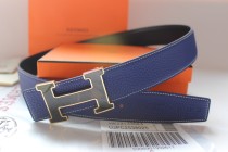 Super Perfect Quality Hermes Belts(100% Genuine Leather,Reversible Steel Buckle)-031