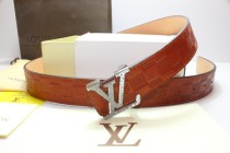 Super Perfect Quality LV Belts(100% Genuine Leather,Steel Buckle)-240