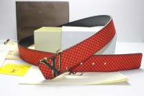Super Perfect Quality LV Belts(100% Genuine Leather,Steel Buckle)-091