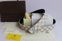 Super Perfect Quality LV Belts(100% Genuine Leather,Steel Buckle)-028