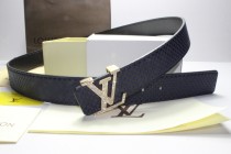 Super Perfect Quality LV Belts(100% Genuine Leather,Steel Buckle)-119