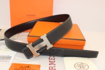 Super Perfect Quality Hermes Belts(100% Genuine Leather,Reversible Steel Buckle)-052