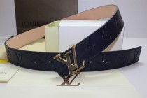 Super Perfect Quality LV Belts(100% Genuine Leather,Steel Buckle)-188