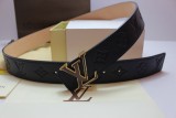 Super Perfect Quality LV Belts(100% Genuine Leather,Steel Buckle)-189