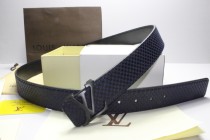 Super Perfect Quality LV Belts(100% Genuine Leather,Steel Buckle)-124