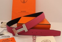 Super Perfect Quality Hermes Belts(100% Genuine Leather,Reversible Steel Buckle)-069