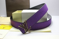 Super Perfect Quality LV Belts(100% Genuine Leather,Steel Buckle)-174