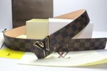Super Perfect Quality LV Belts(100% Genuine Leather,Steel Buckle)-080