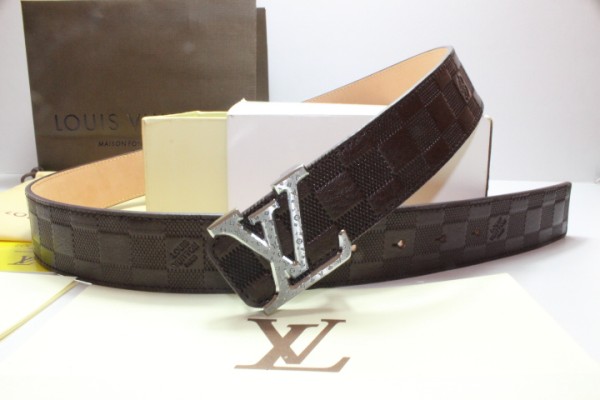 Super Perfect Quality LV Belts(100% Genuine Leather,Steel Buckle)-271
