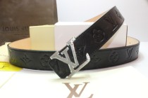 Super Perfect Quality LV Belts(100% Genuine Leather,Steel Buckle)-225