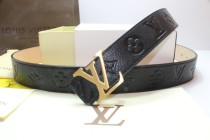 Super Perfect Quality LV Belts(100% Genuine Leather,Steel Buckle)-231