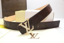 Super Perfect Quality LV Belts(100% Genuine Leather,Steel Buckle)-220