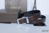Super Perfect Quality Gucci Belts(100% Genuine Leather,Steel Buckle)-141