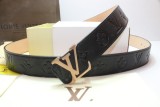 Super Perfect Quality LV Belts(100% Genuine Leather,Steel Buckle)-226