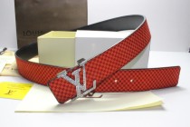 Super Perfect Quality LV Belts(100% Genuine Leather,Steel Buckle)-092