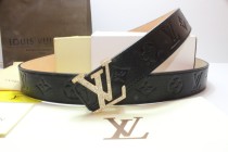 Super Perfect Quality LV Belts(100% Genuine Leather,Steel Buckle)-223