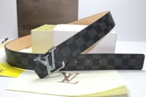 Super Perfect Quality LV Belts(100% Genuine Leather,Steel Buckle)-037