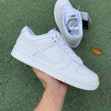 Authentic Nike SB Dunk Low Triple White 