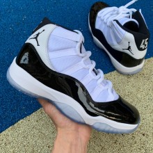 Authentic Air Jordan 11 Concord 2018 with number 45 on the back