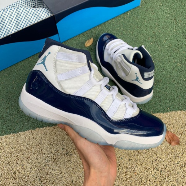 Authentic Air Jordan 11 Win Like 82 Navy Blue