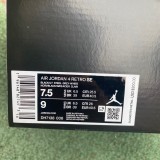 Air Jordan 4 Black Canvas 