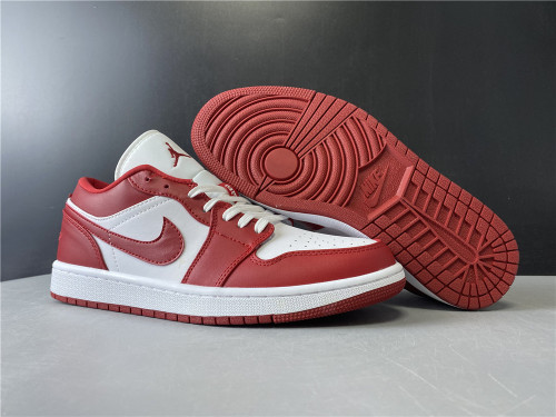 Air Jordan 1 Low Gym Red White 553558-611