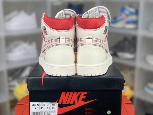 Air Jordan 1 Retro High Phantom Gym Red  555088-160