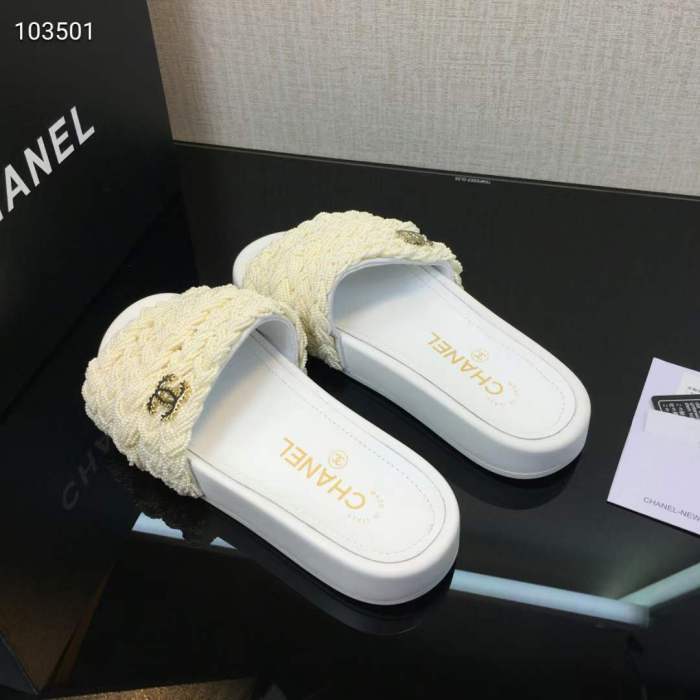 Women C*hanel Top Slippers