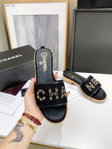 Women C*hanel Top Slippers