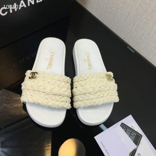 Women C*hanel Top Slippers