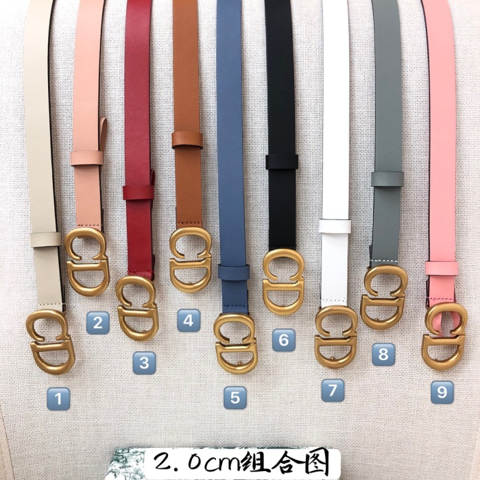 D*ior Belts Top Quality 20mm