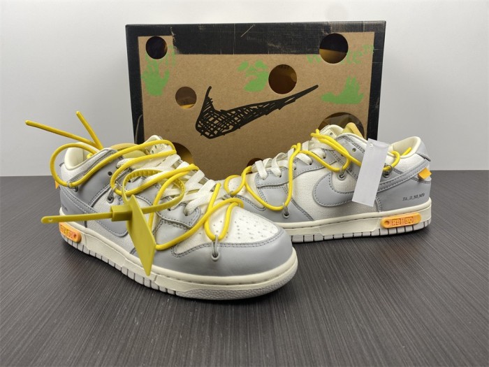 【Free shipping】Dunk Low Off-White Lot 29  DM1602-103