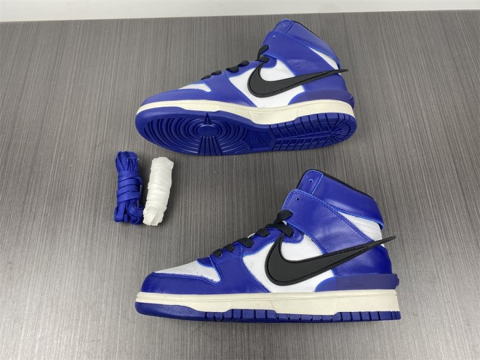 【Free shipping】Dunk High AMBUSH Deep Royal  CU7544-400