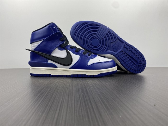 【Free shipping】Dunk High AMBUSH Deep Royal  CU7544-400