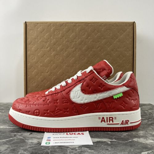 Air Force 1 X L*V red
