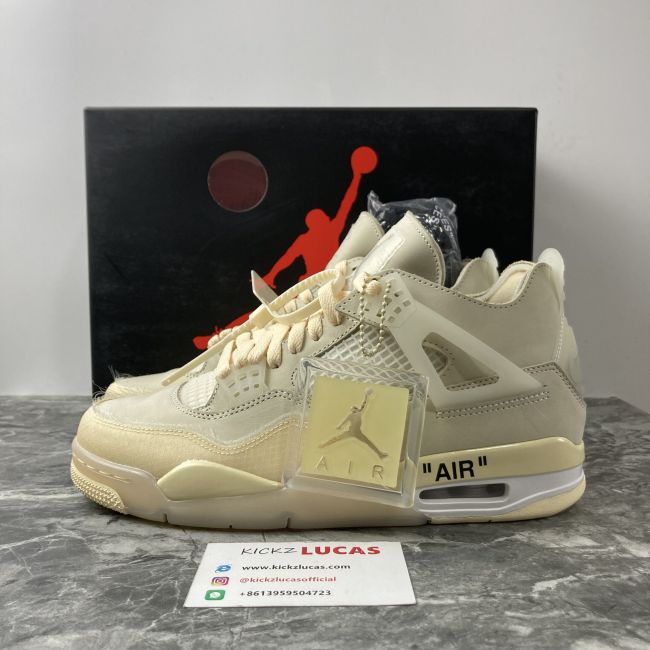 Air Jordan 4 Retro Off-White Sail CV9388-100