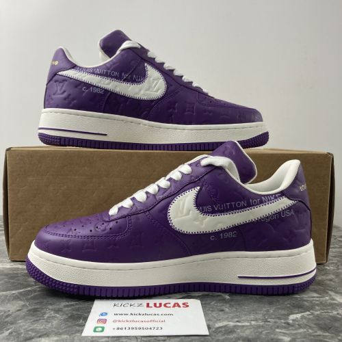 Air Force 1 X L*V purple